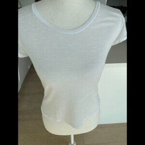 Urban Outfitters Out From Under White Ribbed Scoop Neck Tee Lightweight M